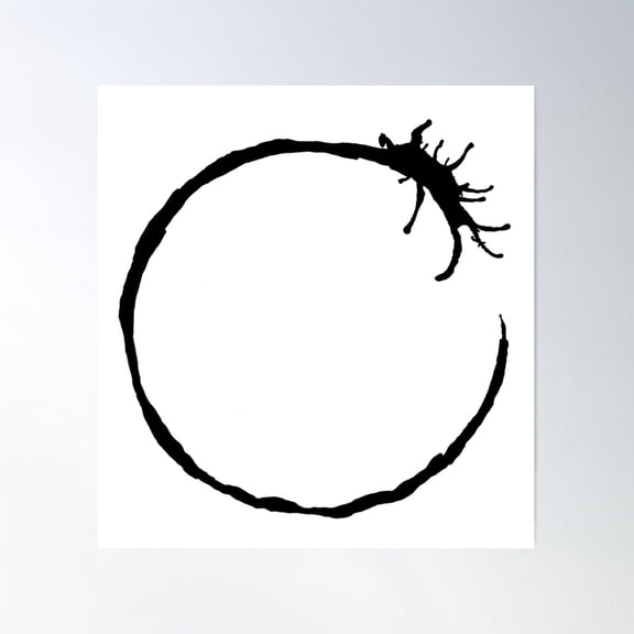 Heptapod Language - Arrival Poster Wall Art, Modern Wall Decor For Living Room Bedroom, 30x30 UNFRAMED