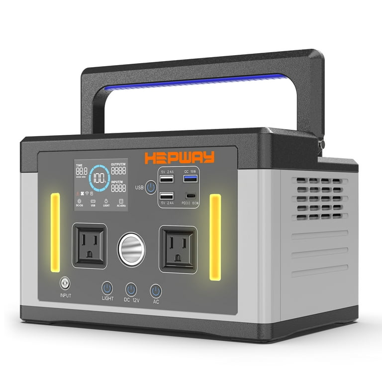 Hepway Euler P700 Portable Power Station, 577Wh Lithium Battery