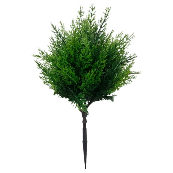 Heqing Boutique 2025 New Artificial Cedar Topiary Ball Trees, Resistant Fake Evergreen Trees Shrubs Bushes Artificial Plants with Ground Spike Faux Cypress Plants for indoor Outdoor Decor