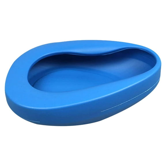 Heqing Boutique 2025 New Bedpan for Elderly Females, Heavy Duty Bed Pans for Elderly Men Women, Thick Large Bedpans for Bedridden Patient Hospital Home Bed Pan Emergency Device