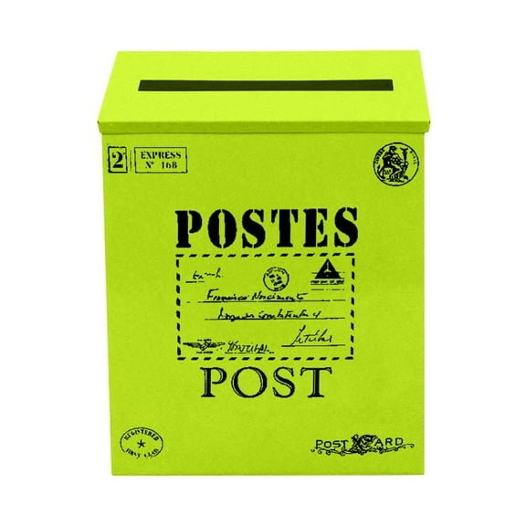 Heqing Boutique 2026 New Vintage Mailbox Iron Mailbox Hanging Wall Suggestion Box Mailbox Home Decoration Shooting Props Wall Wall Decoration