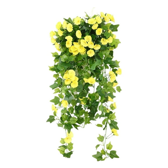 Heqing Boutique Artificial Simulation Morning Glory For Outdoor Spring Decoration Outdoor Synthetic Plastic Fabric Morning Glory Petunia Wisteria Suitable For Home DecorationClearance