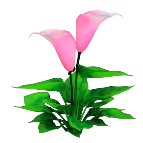 Heqing Boutique Hot Sale Artificial Aquarium Plants,Flower Aquarium Decoration, Artificial Aquatic Plant Waterweed Craft Silk Plastic Plants,Artificial Fish Tank Decorations,for Simulation Hydroponic