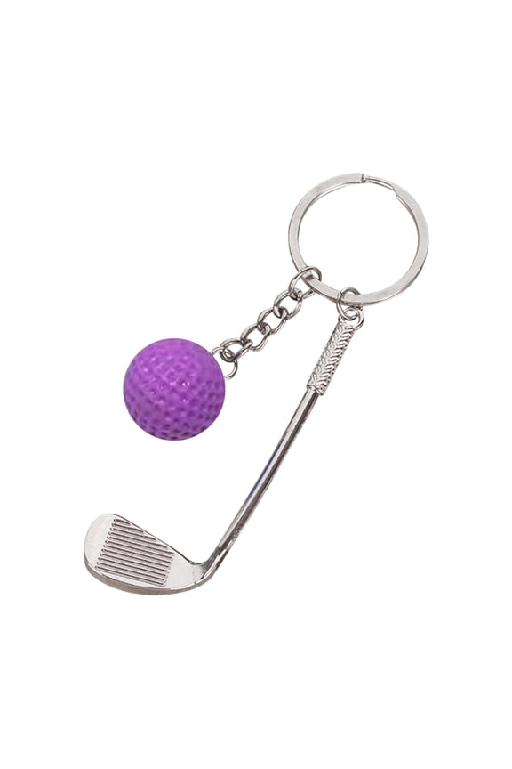 Hot Sale Simulation Golf Keychain Bag Pendant Sports Supplies Ball Keychain
