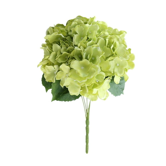 Heqing Boutique Light Green Artificial Hydrangea Flowers, Real Touch 3D Print Latex Flowers for Wedding Centerpieces Bouquets Diy Floral Decor Home Decoration with Stems Clearance