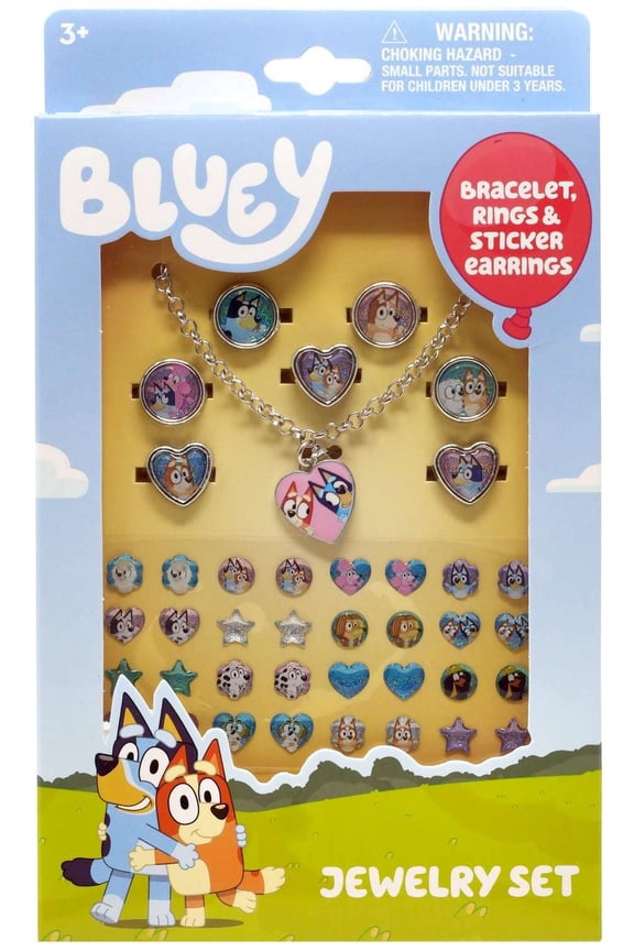 Her Accessories 3-Piece Bluey Jewelry Set (Women's)
