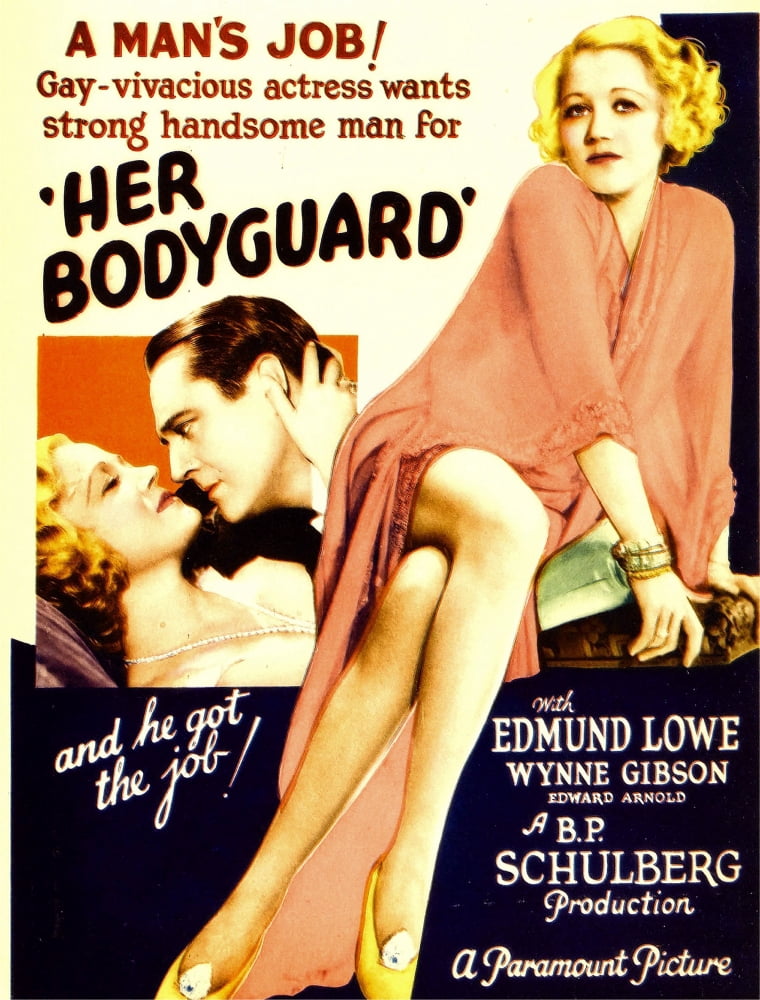 Her Bodyguard Canvas Art - (11 x 17)