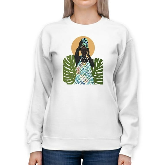 Her Faith Sweatshirt Women -Alonzo Saunders Designs, Female x-Large