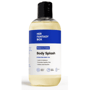 Her Fantasy Box | Body Splash Blueberry Cr me Fragrance Oil   Fruity Creamy Berry Scent with Vanilla Sugar & Citrus Notes, Lightweight Hydrating Body Oil, Vegan & Cruelty Free