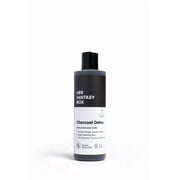 Her Fantasy Box | Charcoal Detox Exfoliating Body Wash   Activated Charcoal Cleanser with Fine Pumice, Tea Tree & Eucalyptus, pH Balanced, Vegan & Cruelty Free, 8 oz