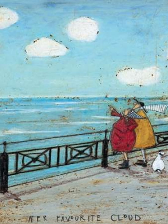 Her Favourite Cloud Canvas Art - Sam Toft (18 x 24)
