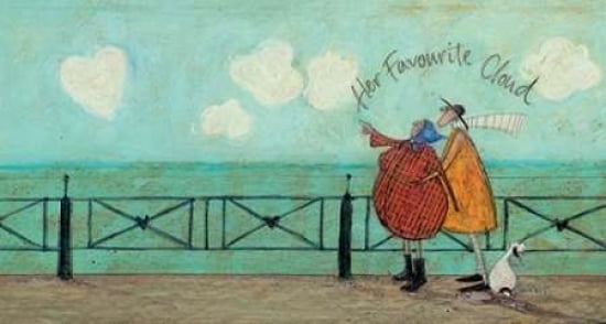 Her Favourite Cloud II Canvas Art - Sam Toft (24 x 36)