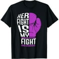 thumbnail image 1 of Her Fight Is My Fight - SLE Lupus Awareness Support Gift T-Shirt, 1 of 4