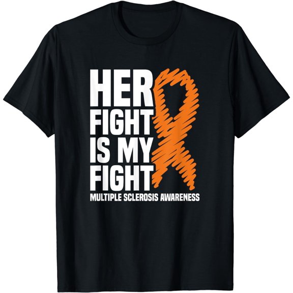 Her Fight My Fight MS Multiple Sclerosis Awareness T-Shirt