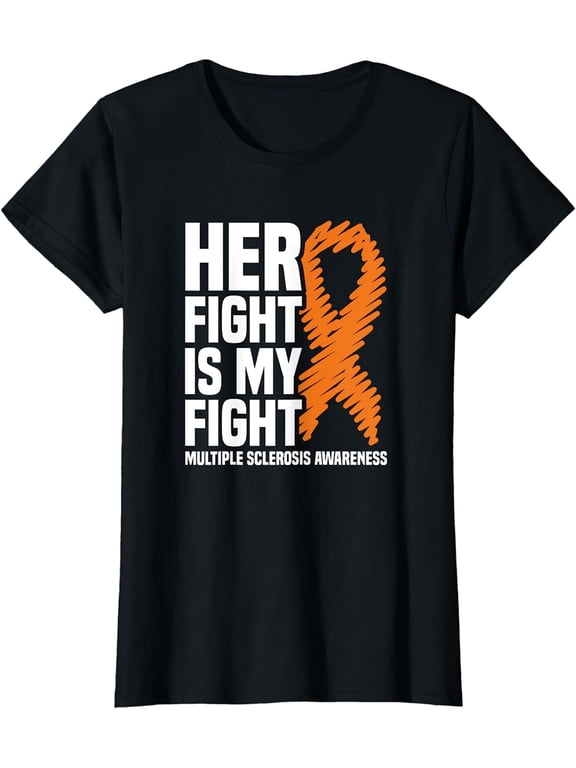Her Fight My Fight MS Multiple Sclerosis Awareness T-Shirt