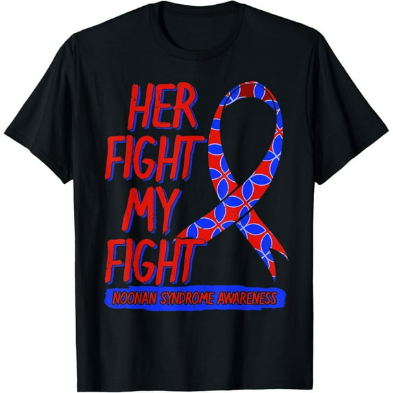 Her Fight My Fight Noonan Syndrome Male Turner Supporters MS T-Shirt