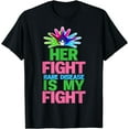 thumbnail image 1 of Her Fight is My Fight Rare Disease - Rare Disease Day 2024 T-Shirt, 1 of 4