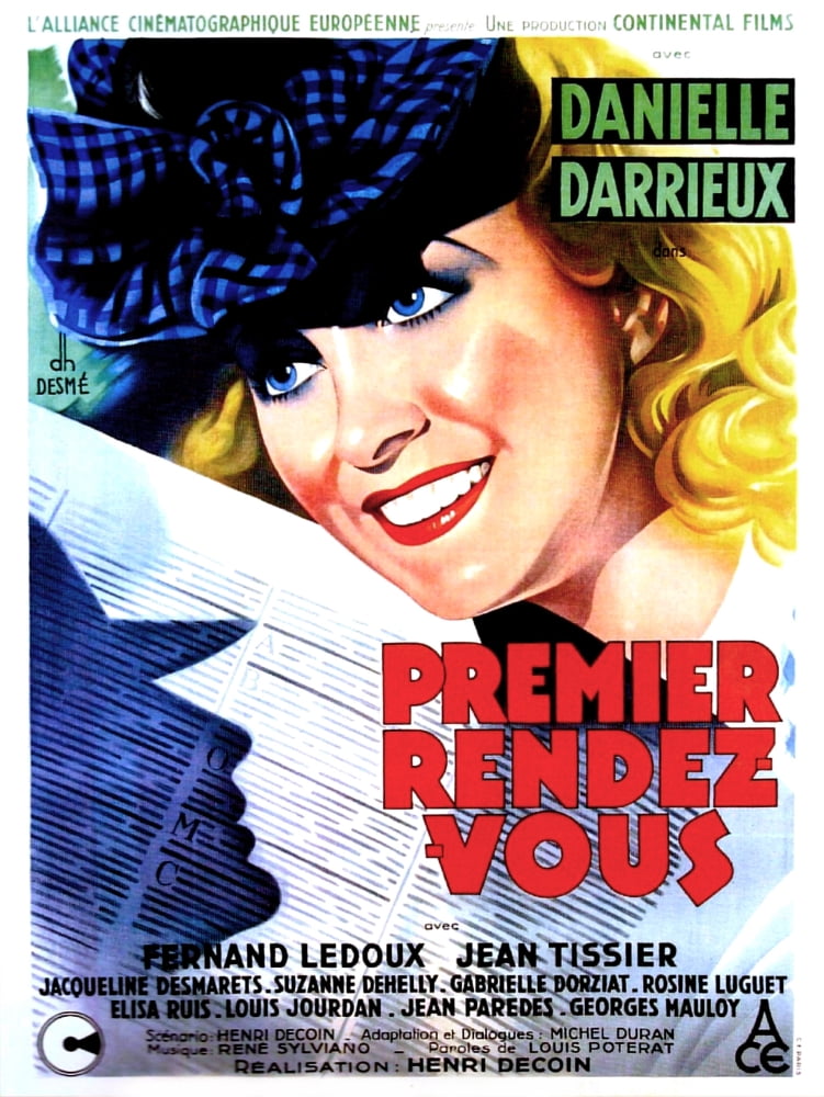 Her First Affair (Premier Rendez-Vous) Canvas Art - (11 x 17)