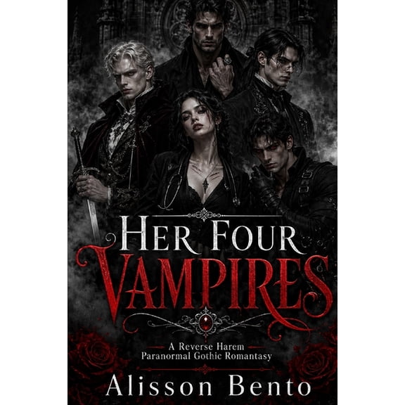 Courts of Blood & Night Her Four Vampires: A Reverse Harem Paranormal Gothic Romantasy, Book 5, (Paperback)