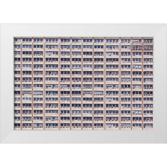 Her, Heung-mu 32x23 White Modern Wood Framed Museum Art Print Titled - Their Home