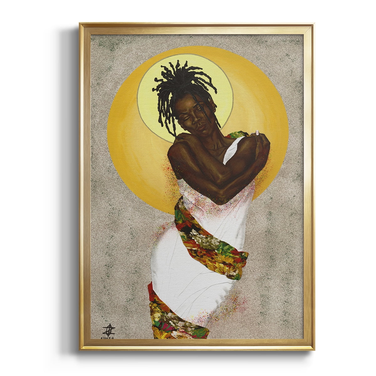 Her Love Premium Framed Print - Ready to Hang