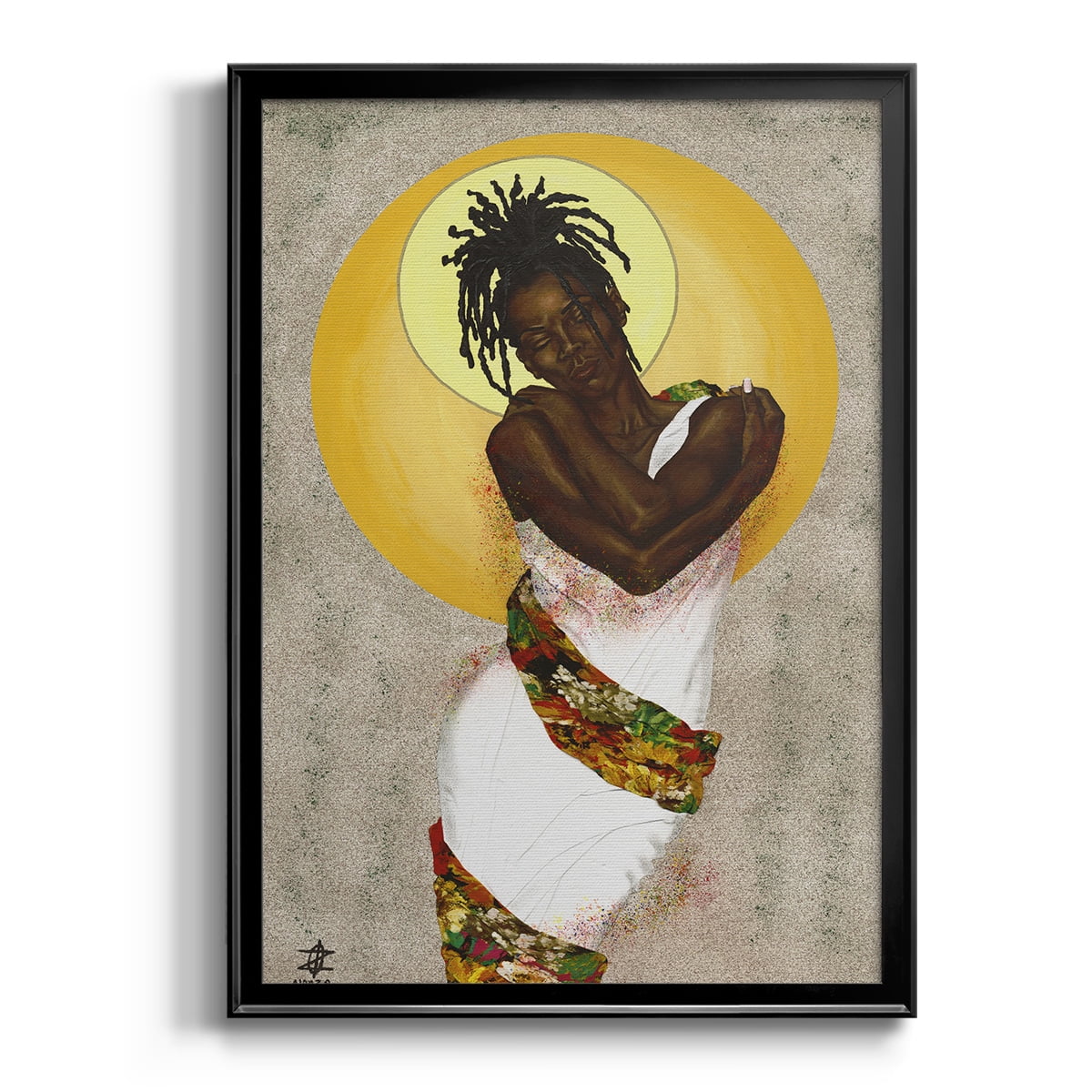 Her Love Premium Framed Print - Ready to Hang