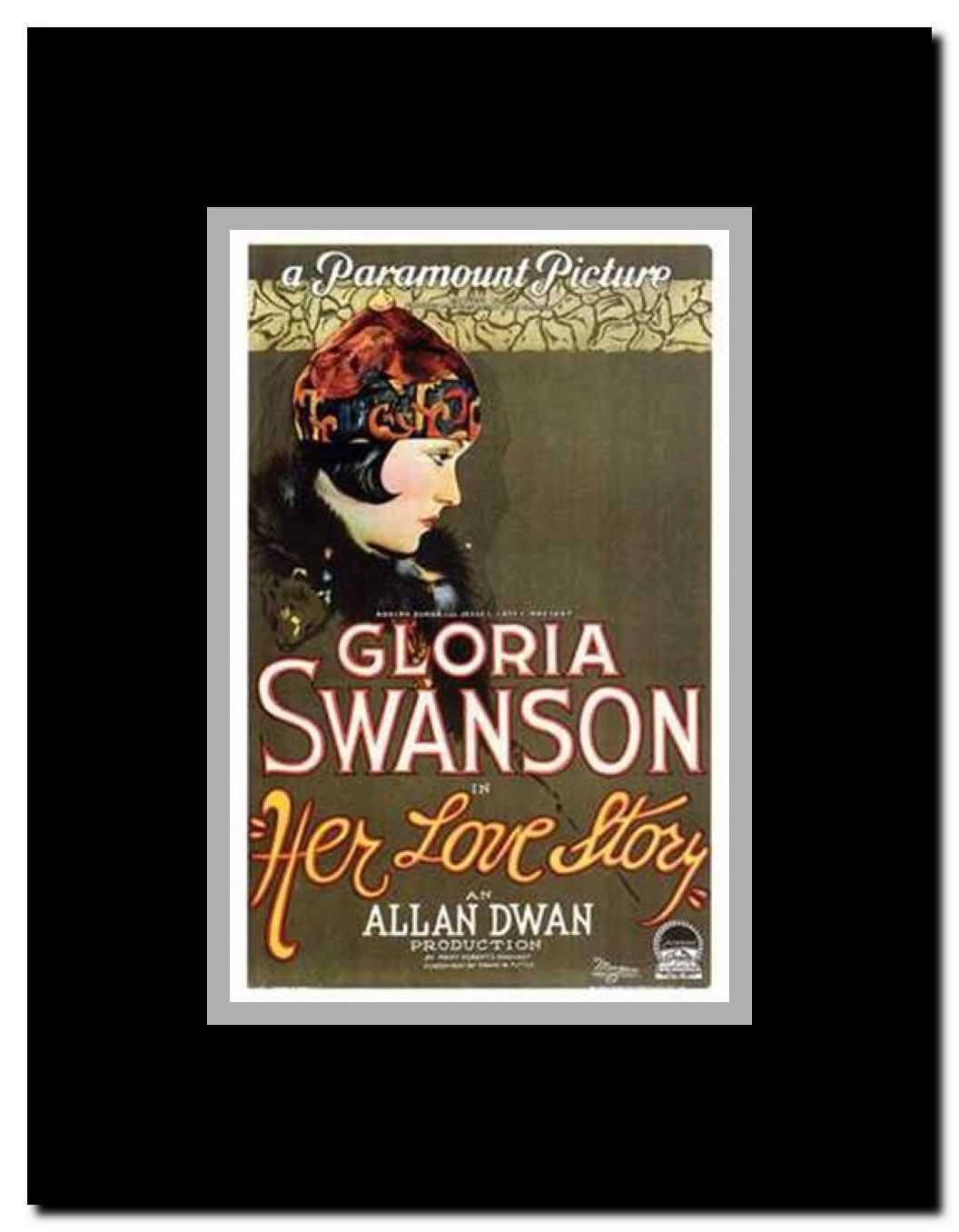 Her Love Story Framed Movie Poster