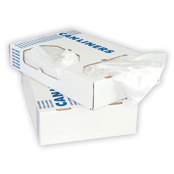 Her Low-Density Can Liners- 33gal- .65mil- 30 x 39- Clear- 250/Carton