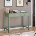 thumbnail image 1 of Her Majesty 2 Drawer Writing Desk, Pale Green, 1 of 13