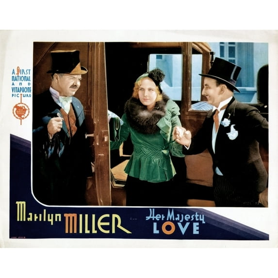 Her Majesty Love Us Lobbycard W.C. Fields Marilyn Miller Leon Errol 1931 Movie Poster Masterprint