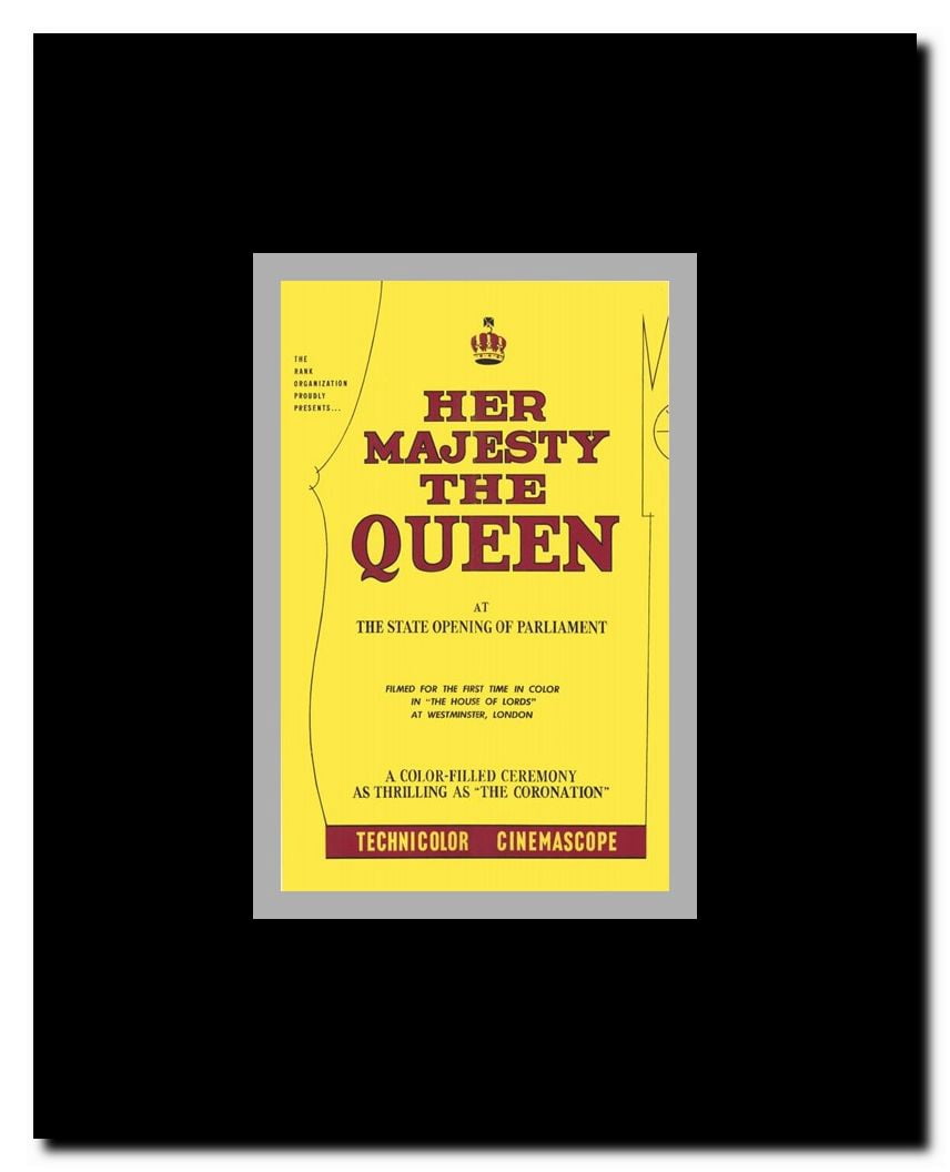 Her Majesty the Queen Framed Movie Poster