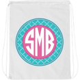 thumbnail image 1 of Her Monogram Personalized Drawstring Bag, 1 of 1