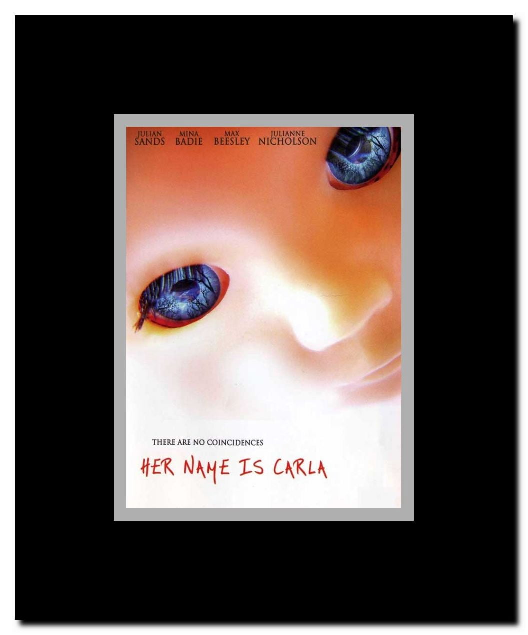 Her Name Is Carla Framed Movie Poster