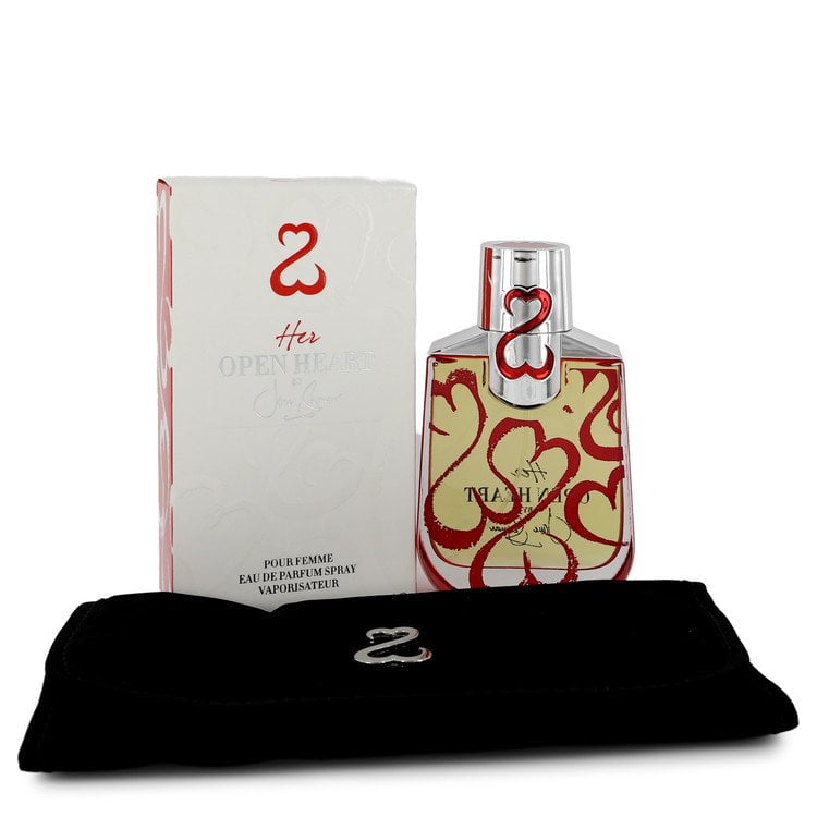 Her Open Heart Eau De Parfum Spray with Free Jewelry Roll By Jane Seymour - 3.4 oz Her Open Heart Eau De Parfum Spray with Free Jewelry Roll By Jane Seymour - 3.4 oz