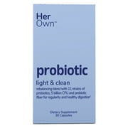 كبسولاتها البروبيوتيك الخاصة ، 11 سلالات Prebiotic ، ألياف Inulin Prebiotic ، صحة الجهاز الهضمي ، بشرة جميلة ، دعم المناعة ، 30 كبسولة