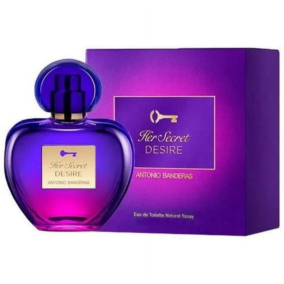 Her Secret Desire Eau De Toilette 2.7 Oz Women's Perfume Antonio Banderas