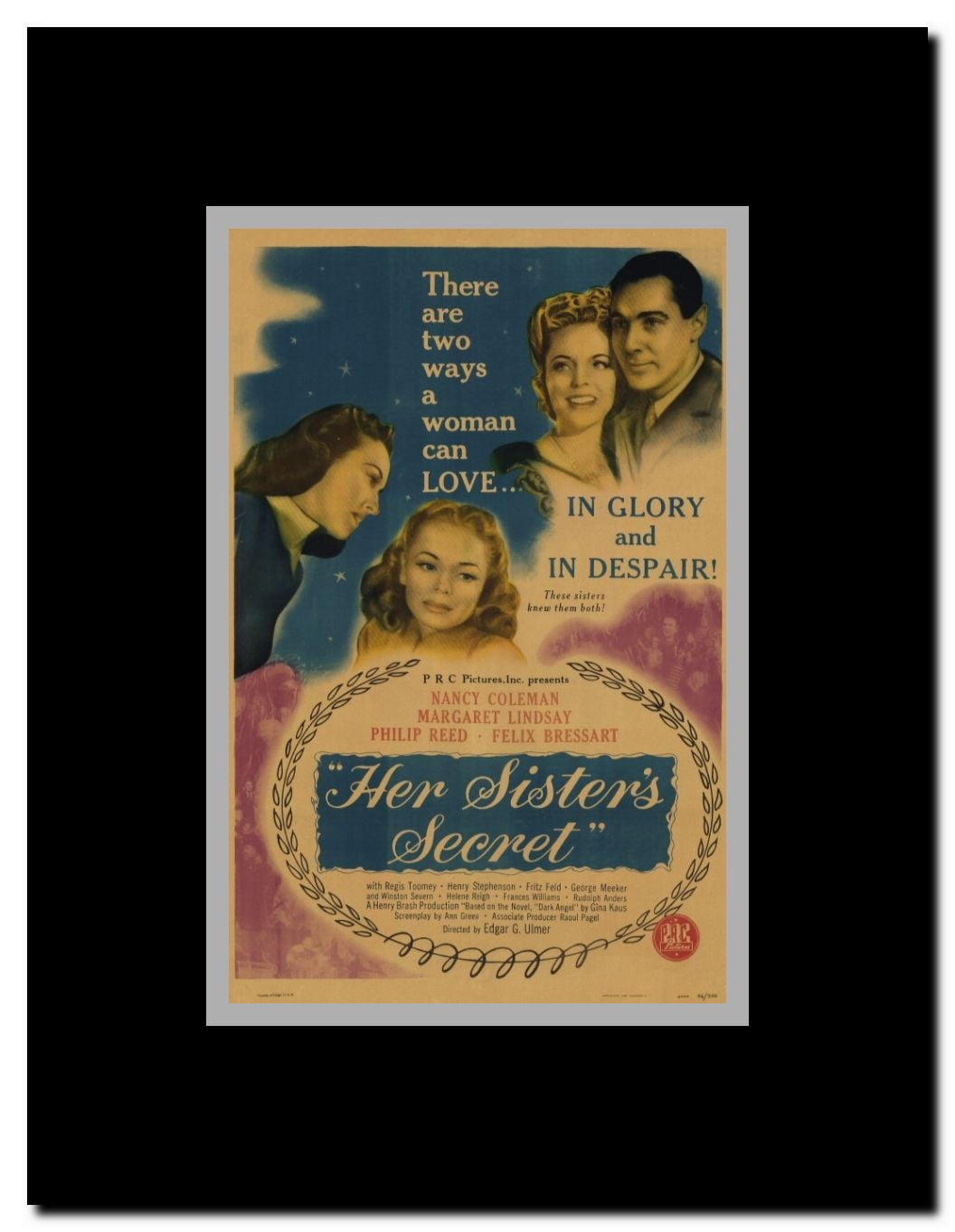 Her Sisters Secret Framed Movie Poster