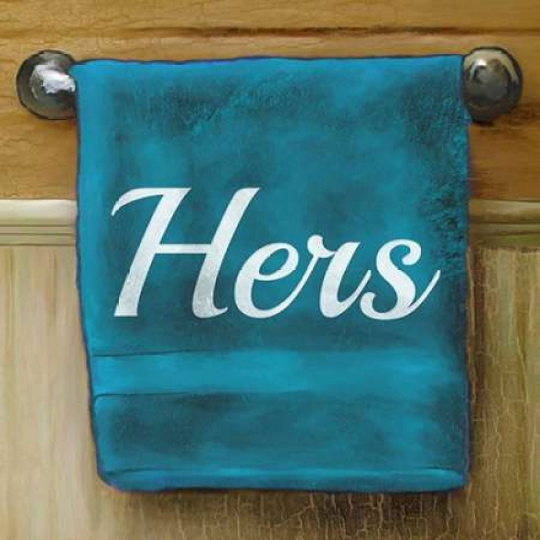 Her Towel Canvas Art - Elizabeth Medley (24 x 24)