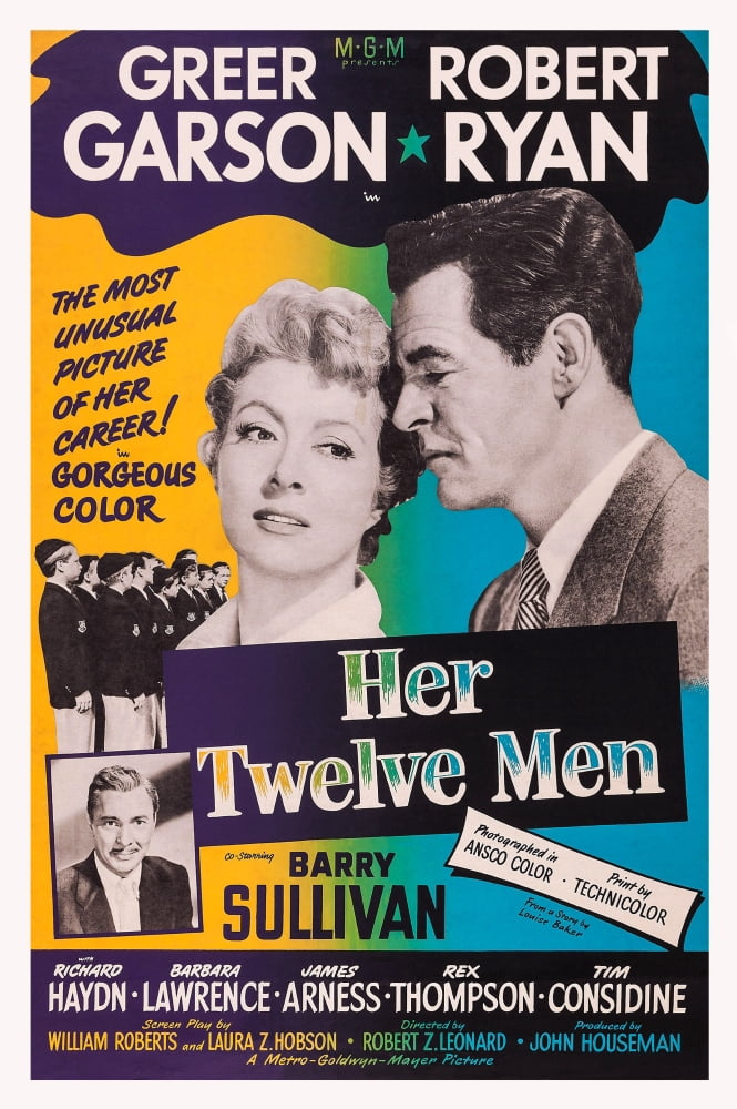 Her Twelve Men Canvas Art - (11 x 17)