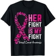 thumbnail image 1 of Her fight is my fight Family Squad Breast cancer awareness T-Shirt, 1 of 4