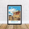Heraklion Greece Travel Wall Art Print, Charming Crete Island City And ...