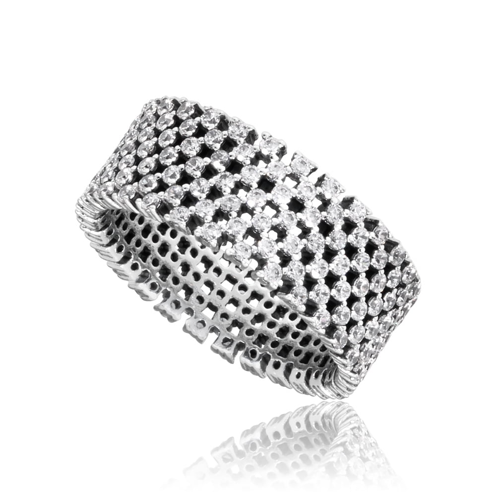 Heraldic check best sale ring