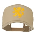 thumbnail image 1 of Heraldic Lion Embroidered Cap - Khaki OSFM, 1 of 5
