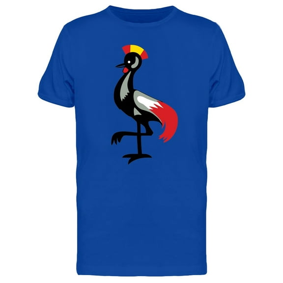 Heraldic Rooster Minimal Art T-Shirt Men -Image by Shutterstock, Male Large