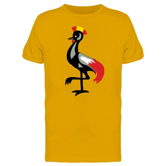 Heraldic Rooster Minimal Art T-Shirt Men -Image by Shutterstock, Male Small