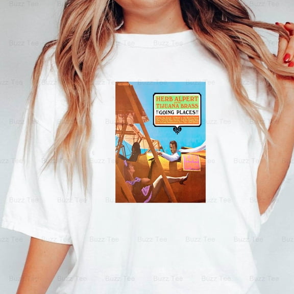 Herb Alpert & The Tijuana Brass Short Sleeve Black Music Band New Unisex T-Shirt, up to 5XL