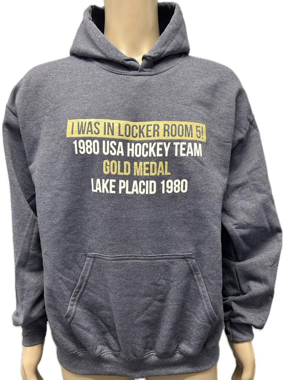 Herb Brooks Locker Room 5 Hoodie - Heather Navy