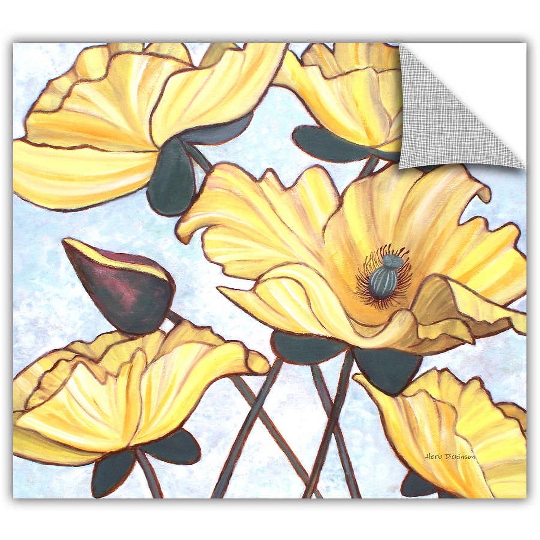 Herb Dickinson "Golden Blooms" Removable Wall Art Graphic