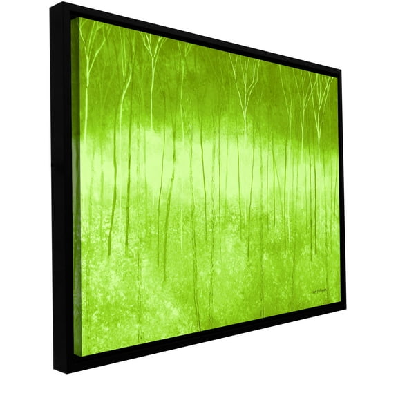 Herb Dickinson "Verda Forest 2" Floater-Framed Gallery-Wrapped Canvas