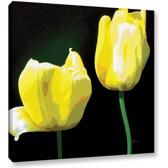 Herb Dickinson "Yellow Tulips" Gallery-Wrapped Canvas